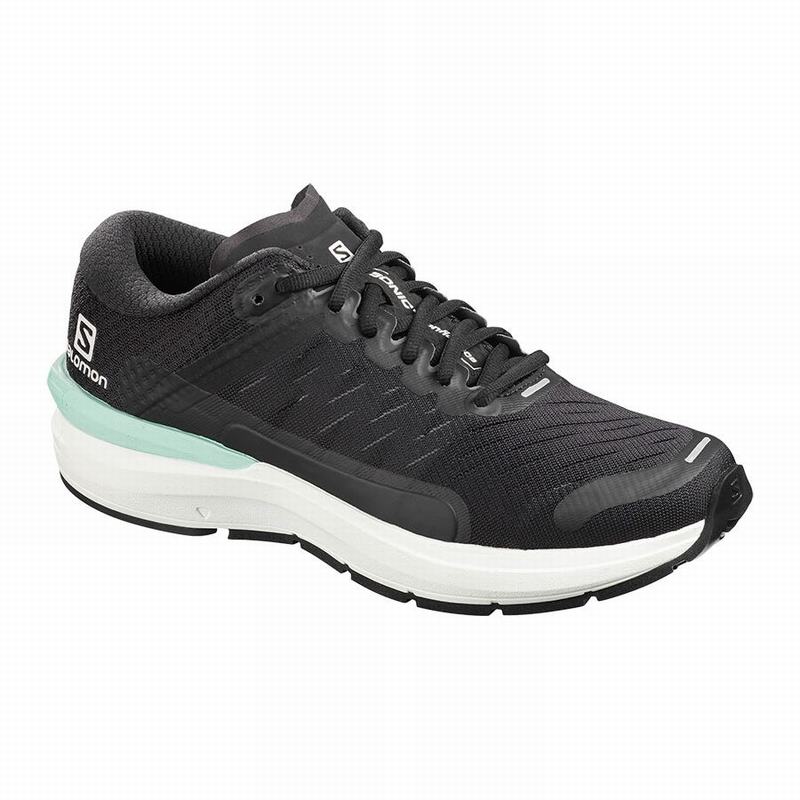 SALOMON SONIC 3 CONFIDENCE W Philippines - Women's Running Shoes - Black/White | 764859-BRY